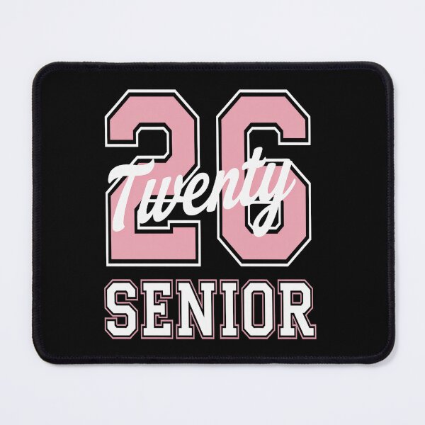 Item preview, Senior Class of 2026 Graduation Arched Varsity Pink designed and sold by BlassmausArt.