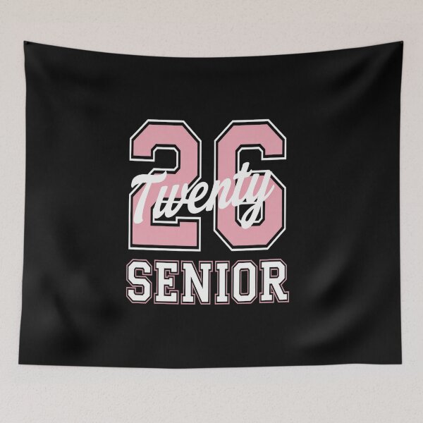 Item preview, Senior Class of 2026 Graduation Arched Varsity Pink designed and sold by BlassmausArt.