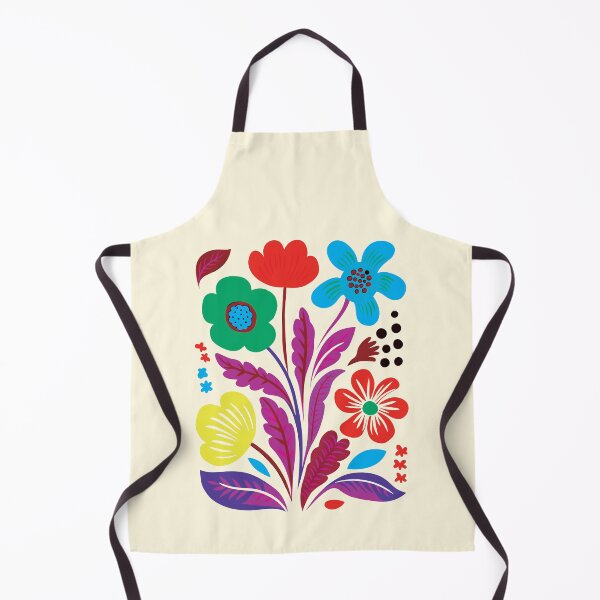 Item preview, Cool Colorful Capacious Folk Floral Abstract Design designed and sold by CharlottePlaceArt.