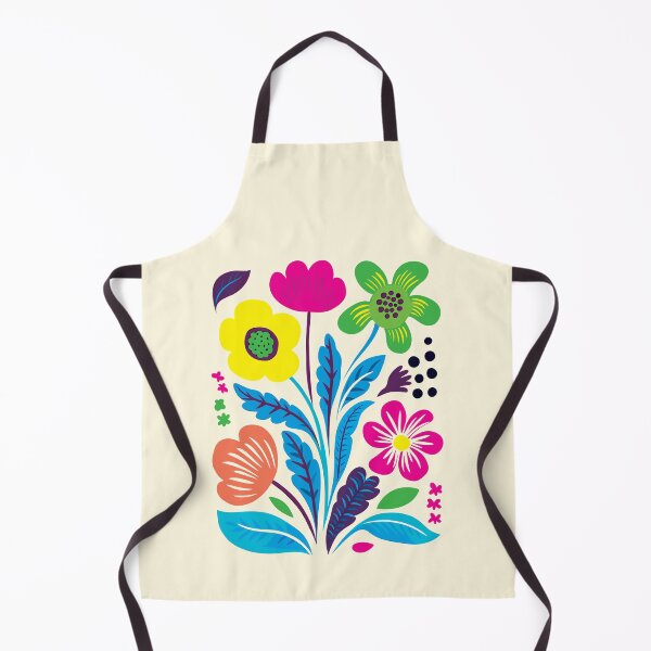 Item preview, Cool Colorful Capacious Folk Floral Abstract Design designed and sold by CharlottePlaceArt.