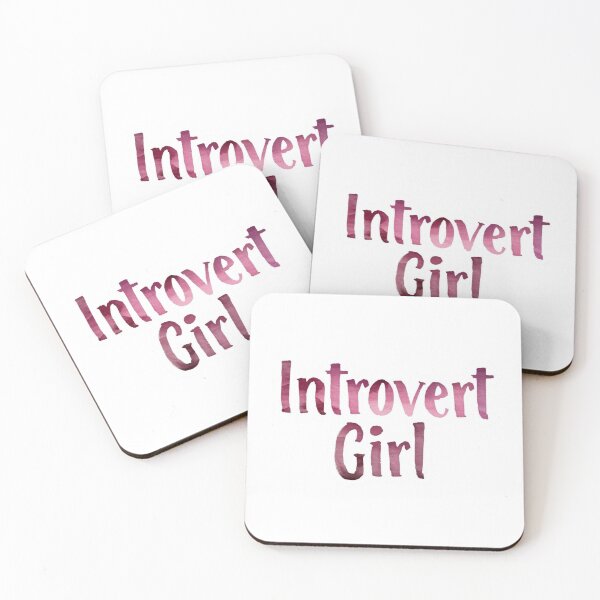 Item preview, Introvert Girl Wine Colored Text designed and sold by PamLeeDesign.