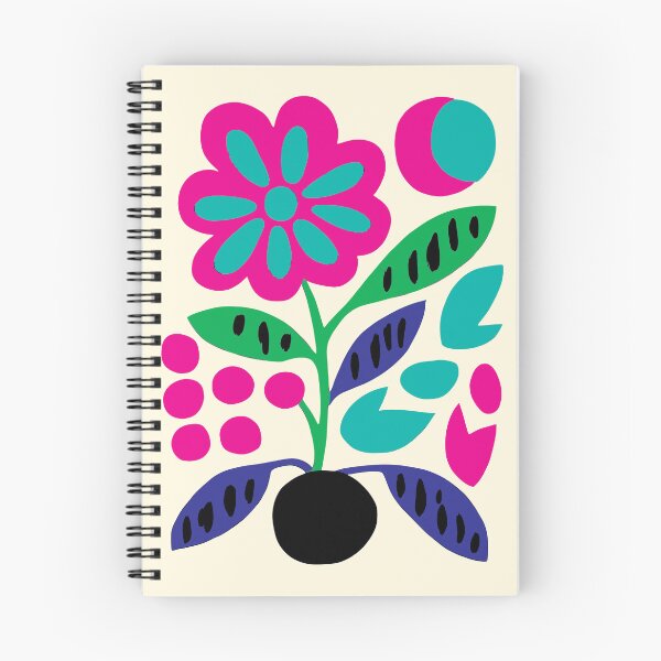 Item preview, Cool Colorful Capacious Folk Floral Abstract Design designed and sold by CharlottePlaceArt.
