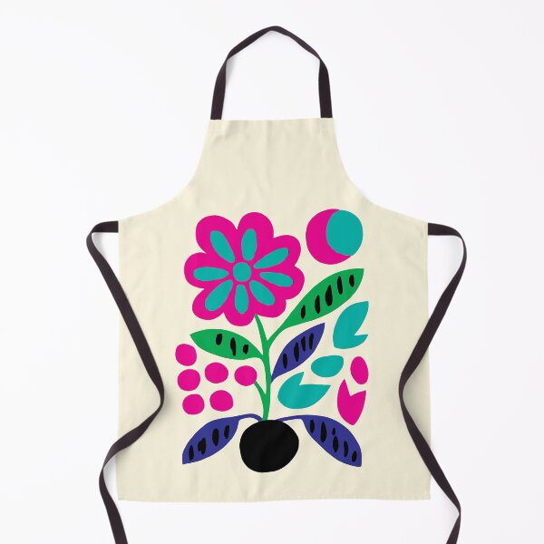 Item preview, Cool Colorful Capacious Folk Floral Abstract Design designed and sold by CharlottePlaceArt.