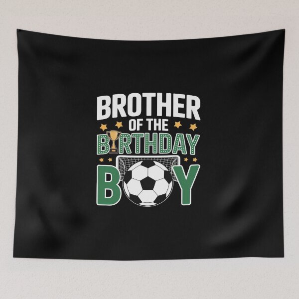 Item preview, Soccer Brother Birthday Boy Party Soccer Family Matching designed and sold by BlassmausArt.