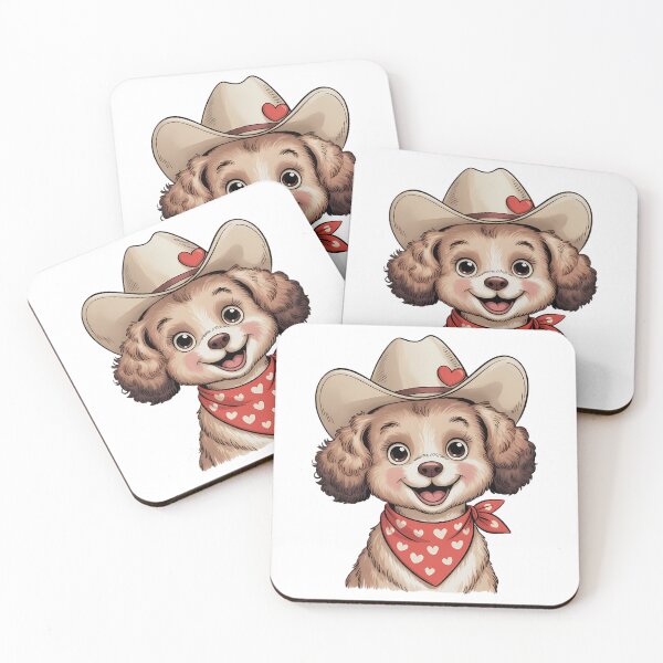 Item preview, Valentine's Day Puppy Dog Valentine Cowboy designed and sold by VENOM0RIOT.