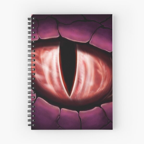 Item preview, Red Dragon Eye Fantasy Painting Colorful Digital Illustration designed and sold by Justin Fowler Art.