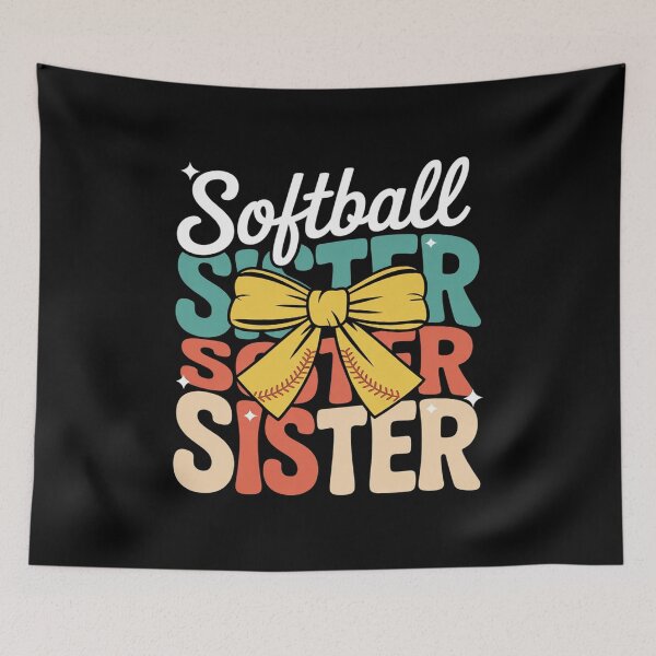 Item preview, Softball Sister Sport Lover Sister Mothers designed and sold by fferomananul.