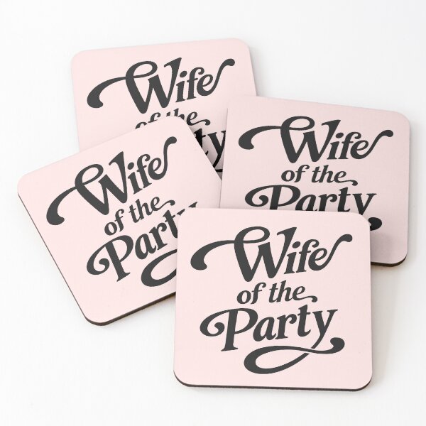 Item preview, Wife of the Party Bachelorette Shirt Design designed and sold by Novity.
