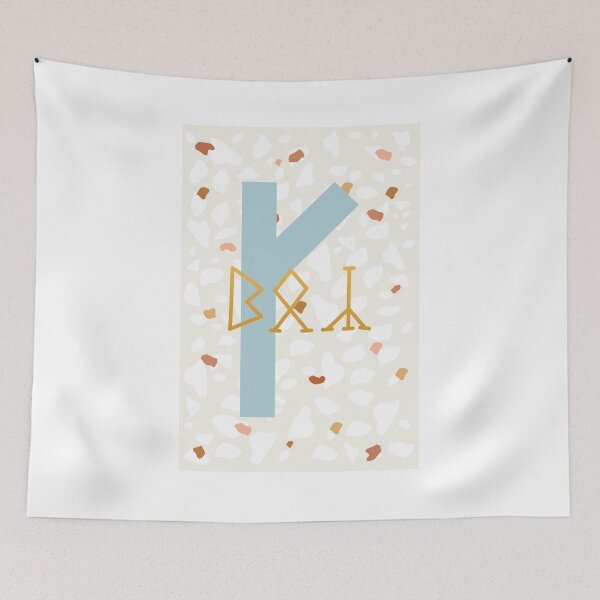 Item preview, Birthday card Boy runic C (Cen) designed and sold by TotalKejas.