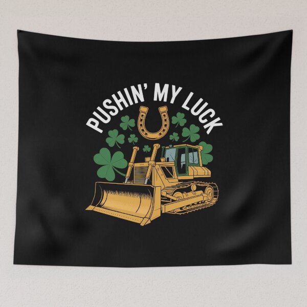 Item preview, St Patricks Day Bulldozer Saint Paddys Construction Boys designed and sold by VENOM0RIOT.