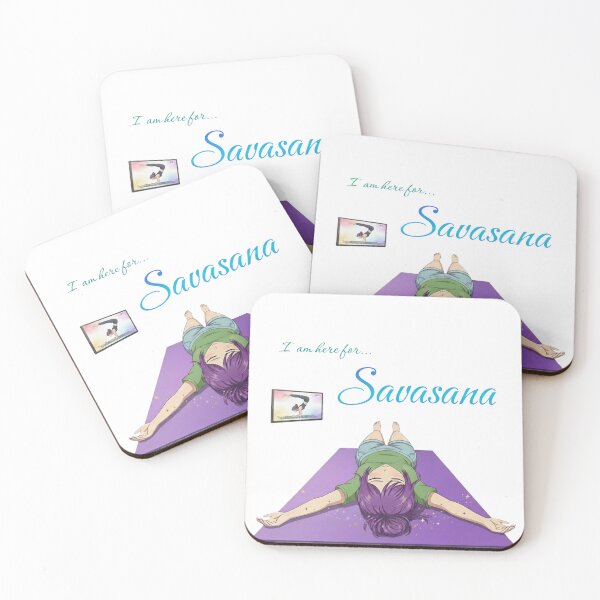 Item preview, I Am Here For Savasana - Funny Anime Yoga Girl Design designed and sold by DailyStruggleCo.