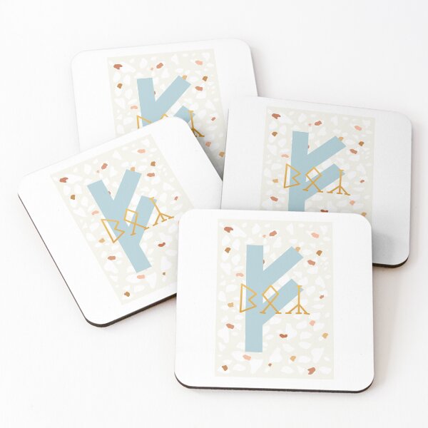 Item preview, Birthday card Boy runic F (Fehu) designed and sold by TotalKejas.