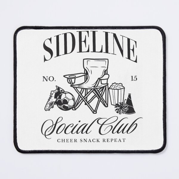 Item preview, Sideline Social Club Cheer Snack Repeat Funny Sports Mom Design designed and sold by ToyaVitoricu.