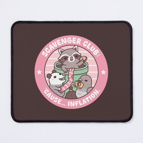 Item preview, Funny Scavenger Club Cause Inflation With Raccoon Opossum Pigeon designed and sold by rustydoodle.