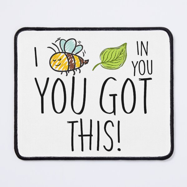 Item preview, Bee Positive Motivational Quote Design With Leaf and Bumblebee designed and sold by ToyaVitoricu.