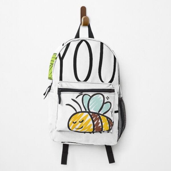 Item preview, Bee Positive Motivational Quote Design With Leaf and Bumblebee designed and sold by ToyaVitoricu.