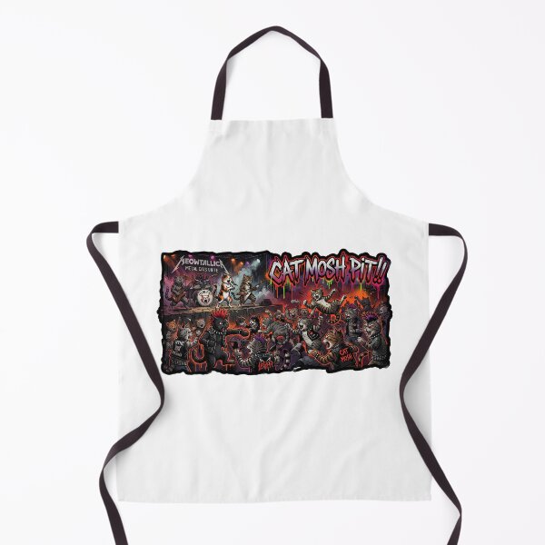 Item preview, Meowtallica 3am Cat Mosh Pit Funny Rocker Heavy Metal Cat Art designed and sold by LaughingMan132.