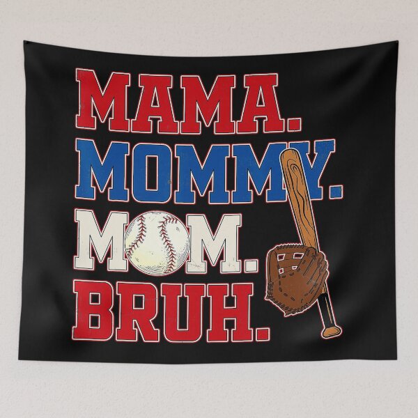 Artikelvorschau, Mama Mama Mama Bruh Lustige Baseball-Mama entworfen und verkauft von miaa-artistshop.