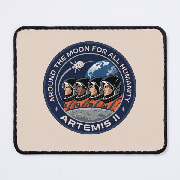 Item preview, Artemis II Around the Moon for All Humanity Mission Patch NASA Crew Design designed and sold by cogiaovuong.