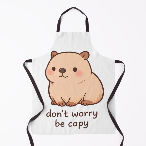 Item preview, Cute Kawaii Capybara Design Don’t Worry Be Capy designed and sold by ArcanePrintsxo.