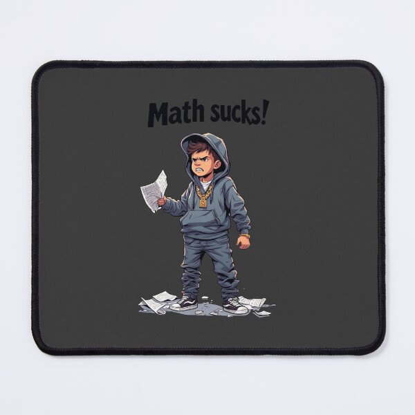 Item preview, SCHOOL OFFLINE | Math Sucks | Cyber Rebel No.1 designed and sold by Shift-Bloom.