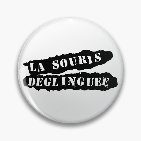 Item preview, La Souris Deglinguee Band Rock French - Black Version designed and sold by EvelynPolizziCo.
