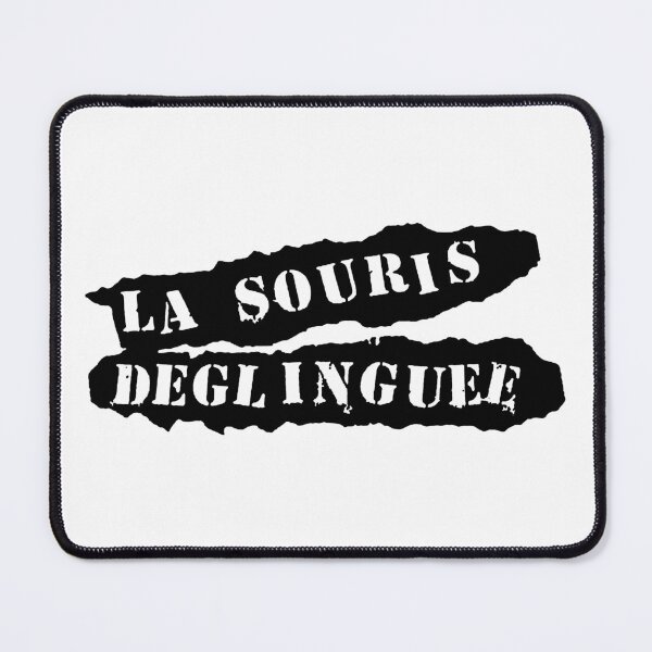 Item preview, La Souris Deglinguee Band Rock French - Black Version designed and sold by EvelynPolizziCo.