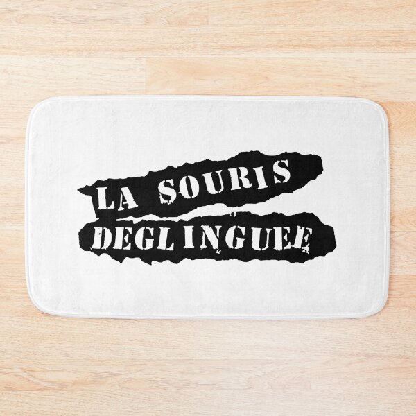 Item preview, La Souris Deglinguee Band Rock French - Black Version designed and sold by EvelynPolizziCo.