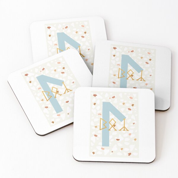 Item preview, Birthday card Boy runic L (Lagaz) designed and sold by TotalKejas.