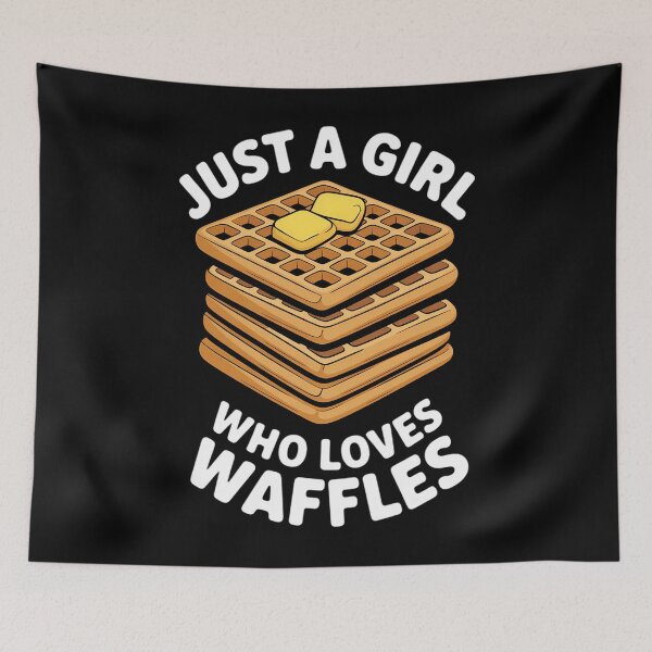 Item preview, Waffle Girls For Her Womens Just A Girl Food designed and sold by papertaless.