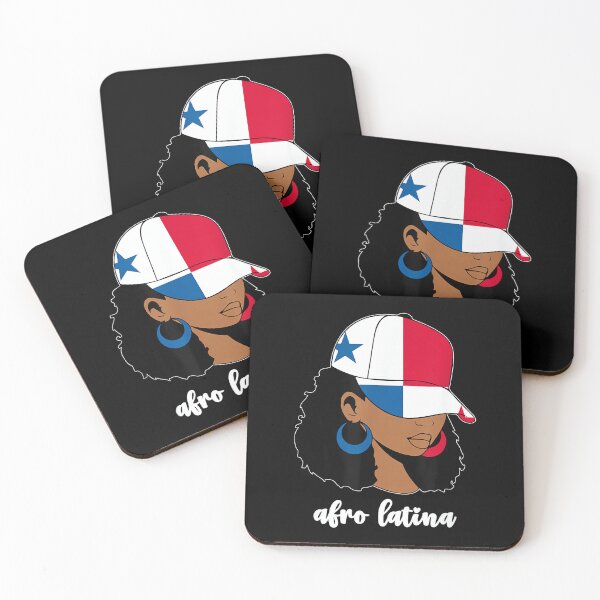 Item preview, Black Afro Latina Panamanian Girl Women Panama Flag Panameña designed and sold by MollyLYork.