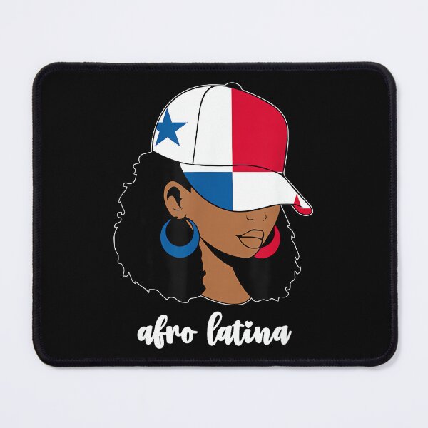 Item preview, Black Afro Latina Panamanian Girl Women Panama Flag Panameña designed and sold by MollyLYork.