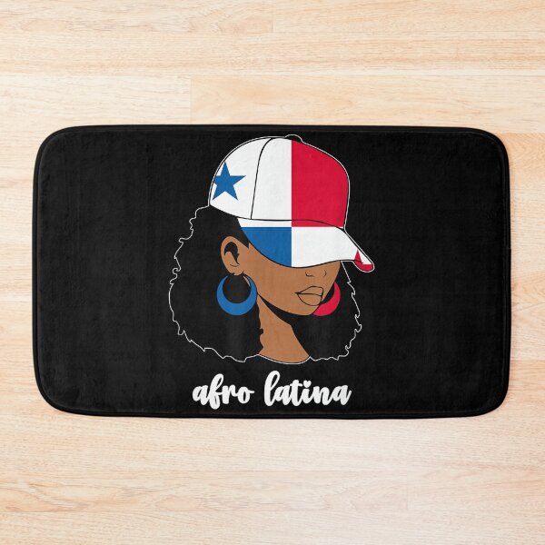 Item preview, Black Afro Latina Panamanian Girl Women Panama Flag Panameña designed and sold by MollyLYork.