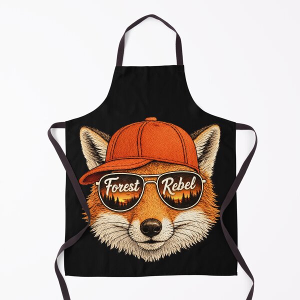 Item preview, Forest Rebel Fox Cool Animal Sunglasses Graphic designed and sold by JerdbordinShop.