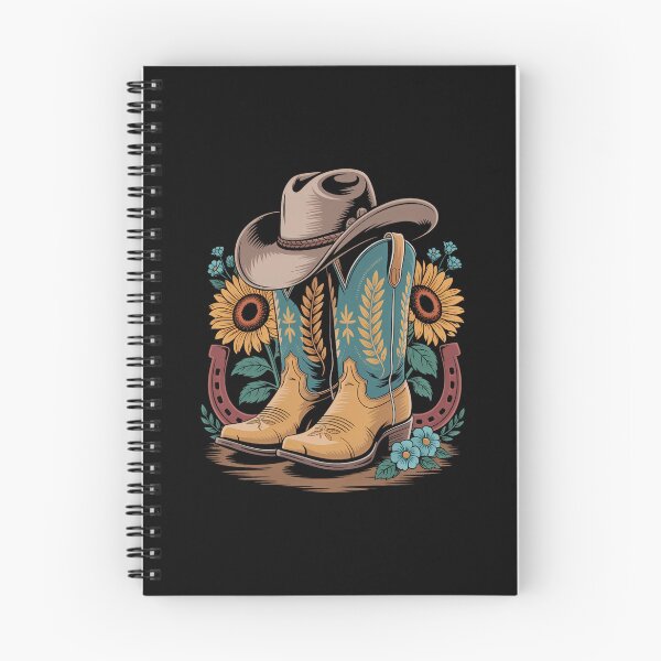 Item preview, Western Cowboy Boot Horseshoe Sunflower Rope Cowgirl Country designed and sold by VENOM0RIOT.