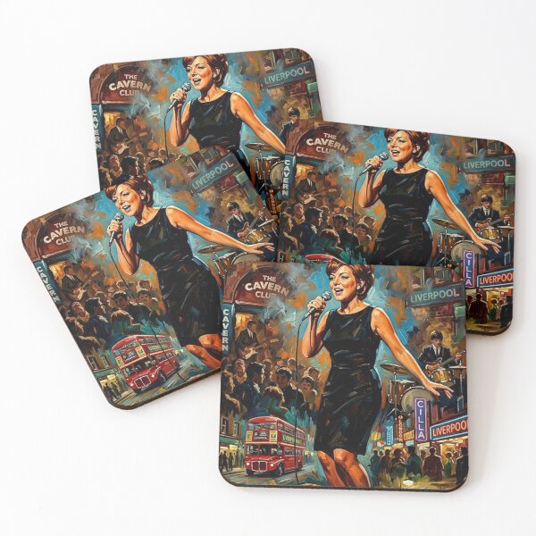Item preview, Merseybeat Magic: Stylized Cilla Fine Art designed and sold by Art's Diner.