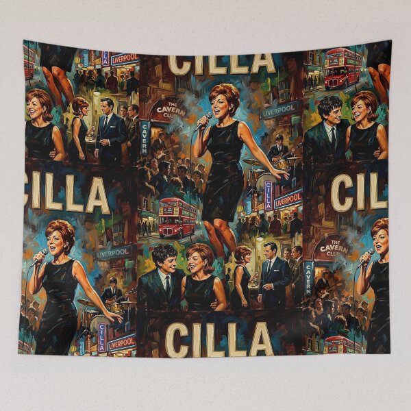 Item preview, Merseybeat Magic: Stylized Cilla Fine Art designed and sold by Art's Diner.