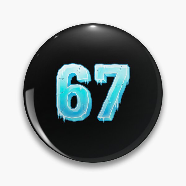 Item preview, 67 Ice Style Number Meme Aesthetic designed and sold by gladysenglish.