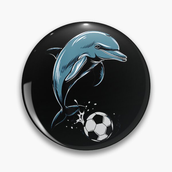 Item preview, Cute Dolphin Playing Soccer - Cute Orca Playing Soccer designed and sold by MollyLYork.