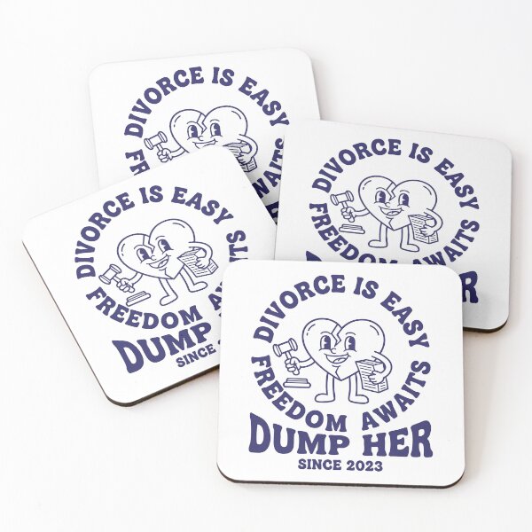 Item preview, Divorce Is Easy Dump Her Finally Divorced Party designed and sold by LuminOrb.