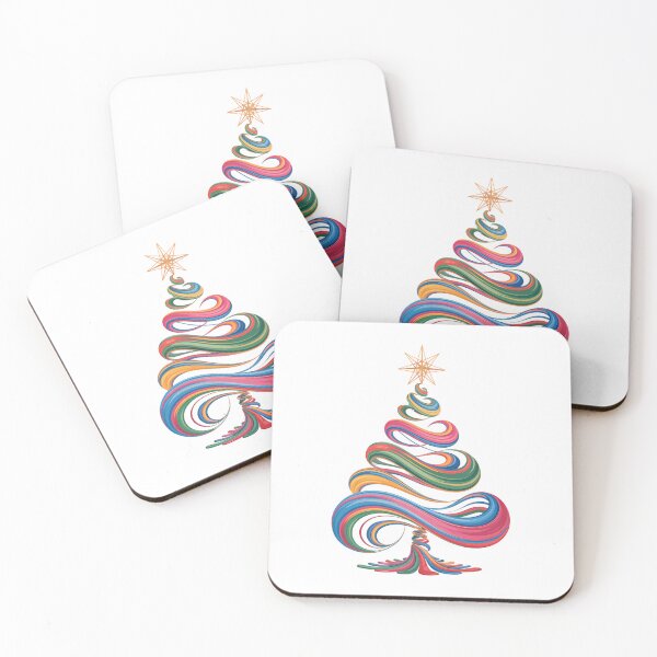 Item preview, Rainbow Christmas Pride Holiday Xmas Tree Festive Rainbow Tree Bright Christmas designed and sold by VENOM0RIOT.