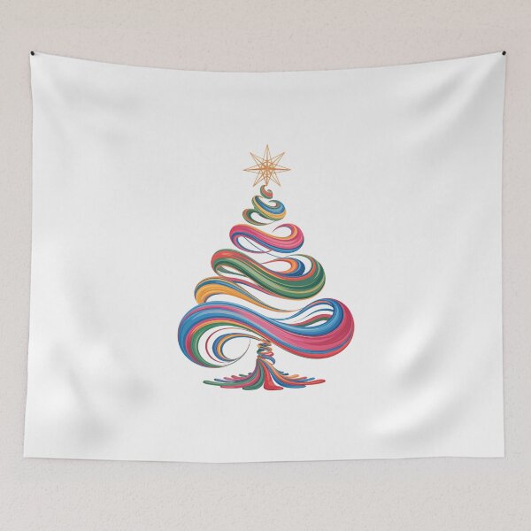 Item preview, Rainbow Christmas Pride Holiday Xmas Tree Festive Rainbow Tree Bright Christmas designed and sold by VENOM0RIOT.