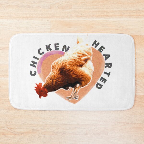 Item preview, Chicken Hearted – Funny Chicken Pun, Heart Graphic, Idiom Illustration designed and sold by ChiaraPagani.