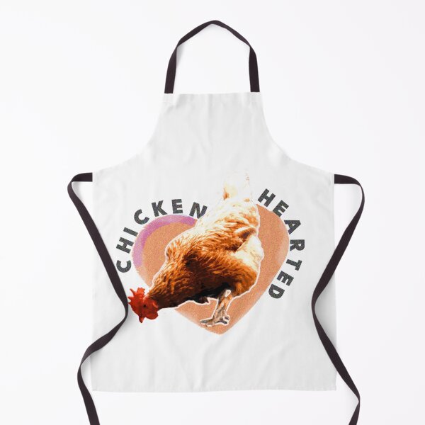 Item preview, Chicken Hearted – Funny Chicken Pun, Heart Graphic, Idiom Illustration designed and sold by ChiaraPagani.