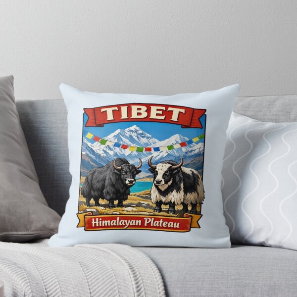 Artikelvorschau, Tibet Yak Wildlife - Himalaya-Plateau entworfen und verkauft von Myra365Art.