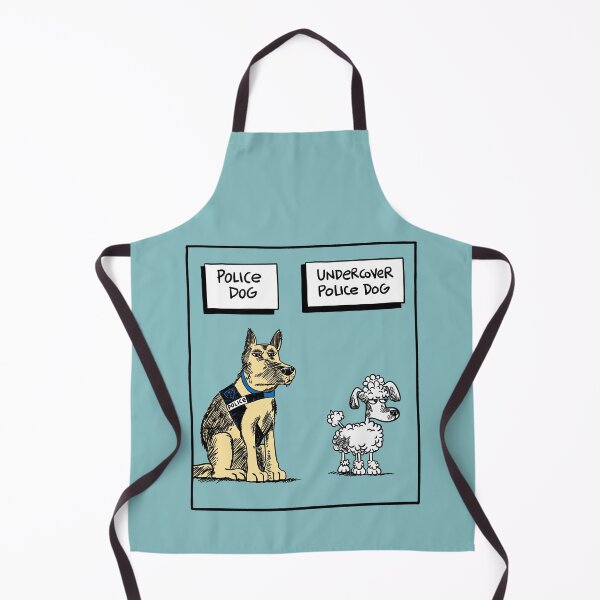 Item preview, Secret Agent Dog in Disguise - Funny Police K9 Cartoon designed and sold by ZERO-MIND.