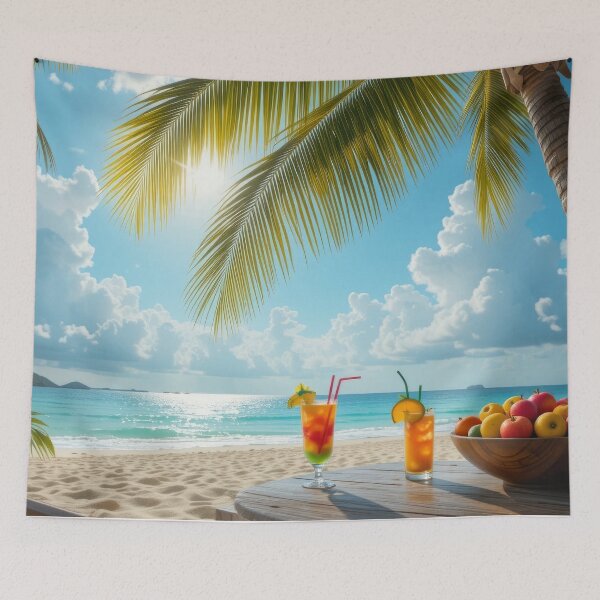 Item preview, Under a Palm Tree designed and sold by Undersea Ai Art.