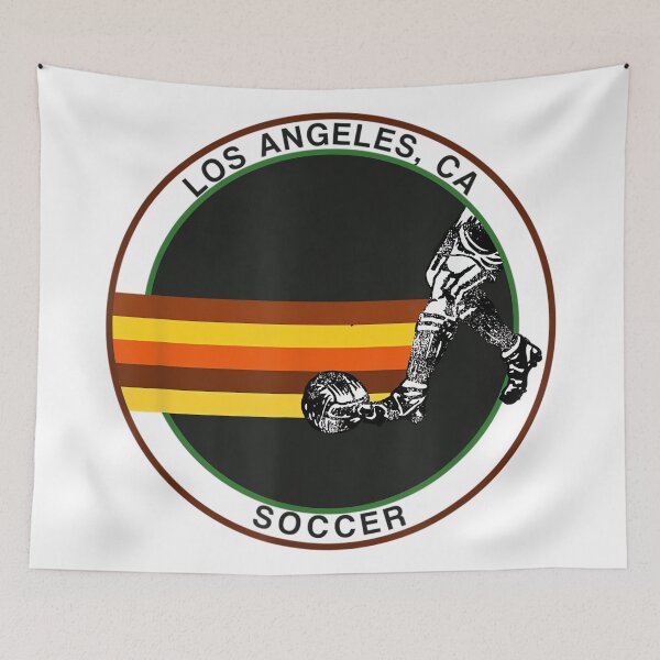 Artikelvorschau, Cooler Retro-Fußball aus Los Angeles, Kalifornien, für Outdoor-Teamsport entworfen und verkauft von MollyLYork.