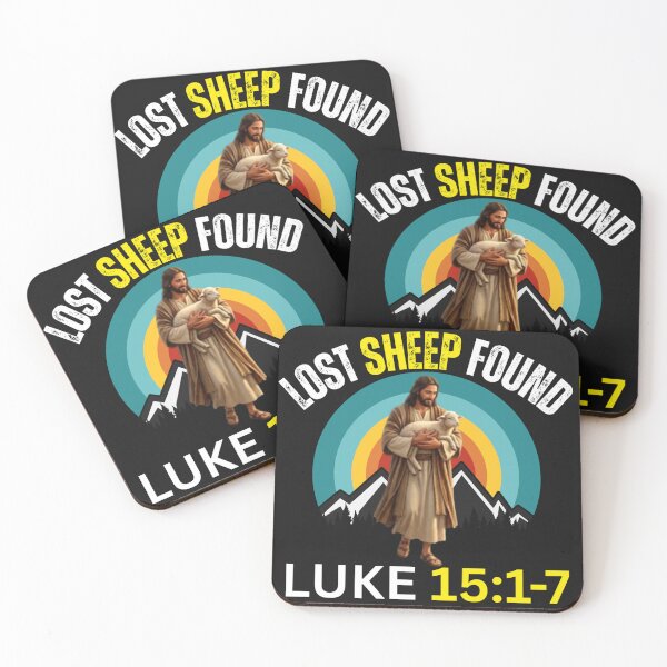 Item preview, LOST SHEEP FOUND | LUKE 15:1-7 designed and sold by UnboundFull.