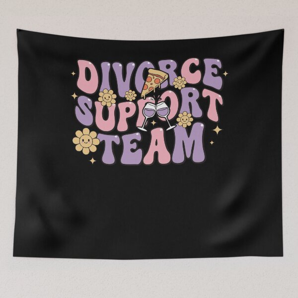 Item preview, Divorce Support Team Finally Divorced Party designed and sold by LuminOrb.